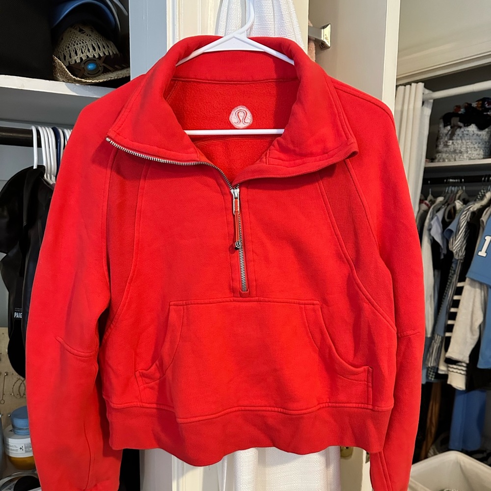 LULU LEMON SCUBA HALF ZIP